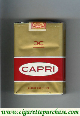 Capri mexican version cigarettes soft box